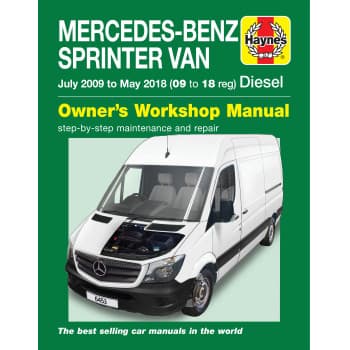 Haynes Workshop Manual Mercedes Benz Sprinter diesel vans 2009 to 2018