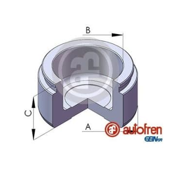 Piston, brake caliper