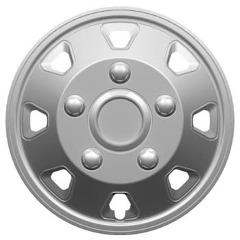 4-Piece Hubcaps Utah II 15-inch Silver (Sphere)