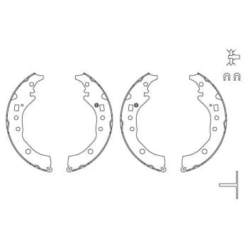 Brake Shoe Kit GS8867 TRW