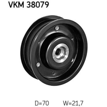 Deflection/Guide Pulley, v-ribbed belt VKM 38079 SKF
