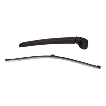 Wiper arm set, window cleaning
