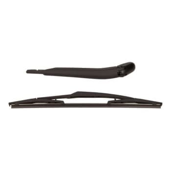 Wiper arm set, window cleaning