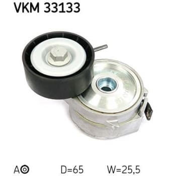 Tensioner Pulley, v-ribbed belt VKM 33133 SKF