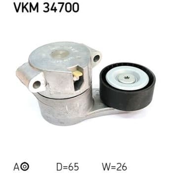 Tensioner Pulley, v-ribbed belt VKM 34700 SKF
