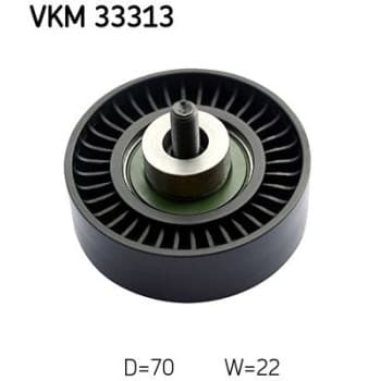 Deflection/Guide Pulley, v-ribbed belt VKM 33313 SKF