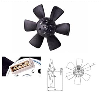 Fan, radiator 47391 NRF