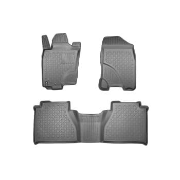 Rubber mats suitable for Nissan Navara Double Cab / Renault Alaskan Double Cab 2016-2022