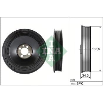 Belt pulley, crankshaft