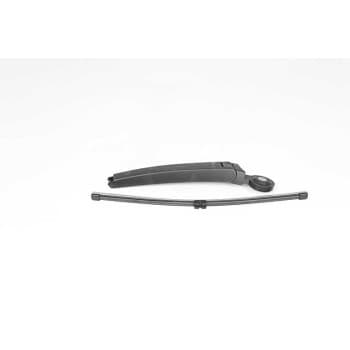 Wiper arm set, window cleaning