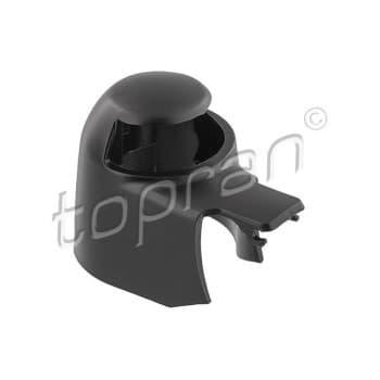 Hood, headlight wiper arm