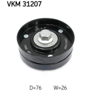 Deflection/Guide Pulley, v-ribbed belt VKM 31207 SKF