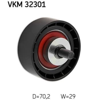 Deflection/Guide Pulley, v-ribbed belt VKM 32301 SKF