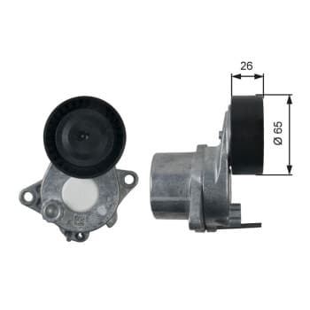 Tensioner Pulley, v-ribbed belt DriveAlign® T39197 Gates