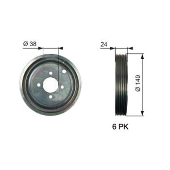 Belt Pulley, crankshaft DriveAlign®