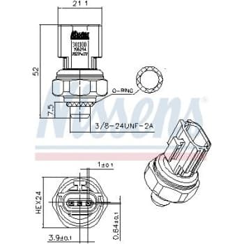 Pressure switch, air conditioning