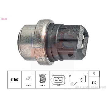Temperature Switch, coolant warning lamp Made in Italy - OE Equivalent 1.840.095 EPS Facet