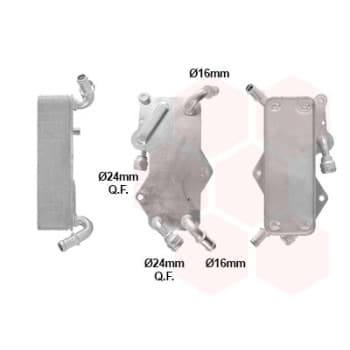 Oil cooler, automatic transmission 03013727 International Radiators