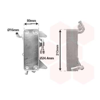 Oil cooler, automatic transmission 03013725 International Radiators