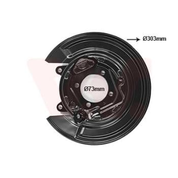 Cover plate, brake disc