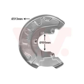 Cover plate, brake disc