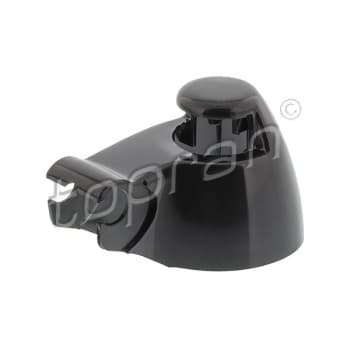 Hood, headlight wiper arm