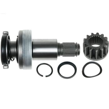Free wheel drive, starter