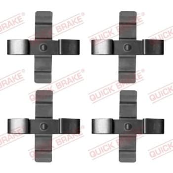 Accessory set, disc brake pad