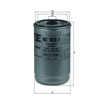 Fuel filter KC 102/1 Mahle