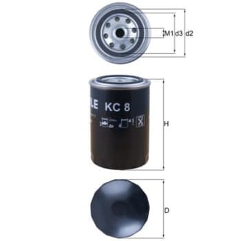 Fuel filter KC 8 Mahle