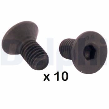 Screw, brake disc
