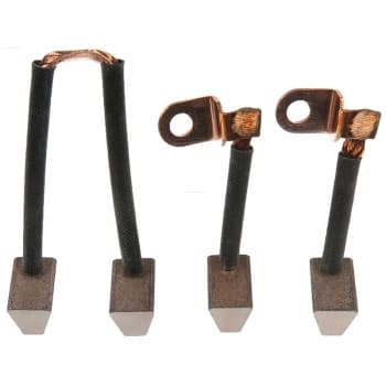 Carbon brush, starter motor