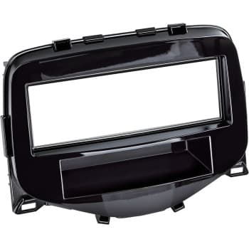 1-DIN Panel Citroën C1 - Peugeot 108 - Toyota Aygo 2014-> Color: Piano Black