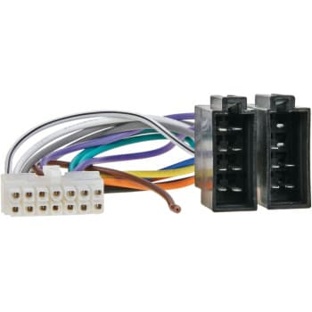 Radio Connection Cable -> ISO PIONEER 14 PINS