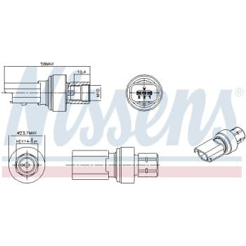 Pressure switch, air conditioning