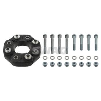 Rep. Set Hardy disc/Rubber shaft coupling