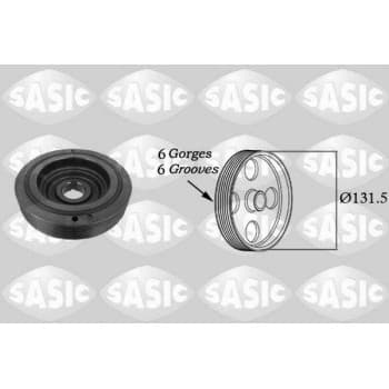 Belt pulley, crankshaft