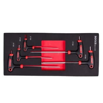 Rooks Allen key set with hex handle, 5-piece