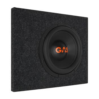 10" ready-made subwoofer box for Scania CR20 with MAD S2-10D2 subwoofer, 300Watt RMS, 2+2Ohm