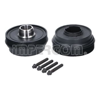 Belt pulley set, crankshaft