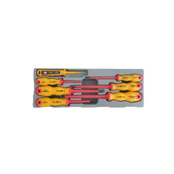 7-piece Insulated screwdriver & voltage tester set