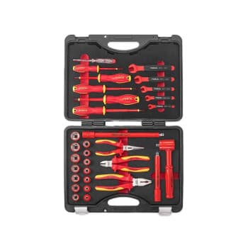 VDE Tool set 31 pieces 3/8"