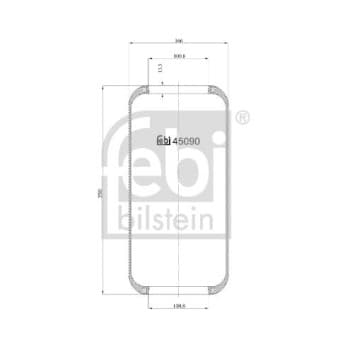 Spring bellows, air suspension