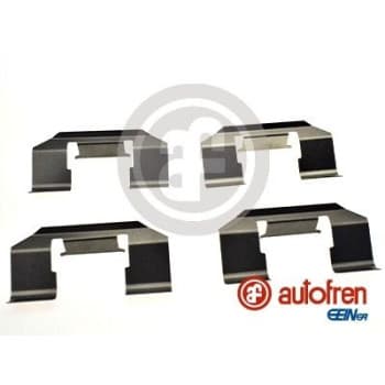 Accessory set, disc brake pad