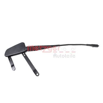 Windshield wiper arm, window cleaning