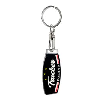 Stainless steel key ring - Trucker/Poland