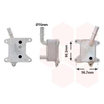 Oil cooler, engine oil 15013701 International Radiators