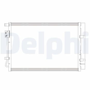 Condenser, air conditioning CF20414 Delphi
