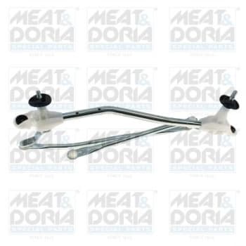 Windshield wiper rods
