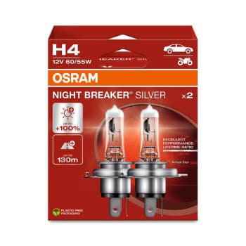 Osram Night Breaker Silver 12V H4 60/55W - set of 2 pieces